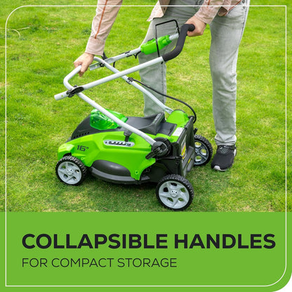 Greenworks 40V 16" Cordless (Push) Lawn Mower (75+ Compatible Tools)